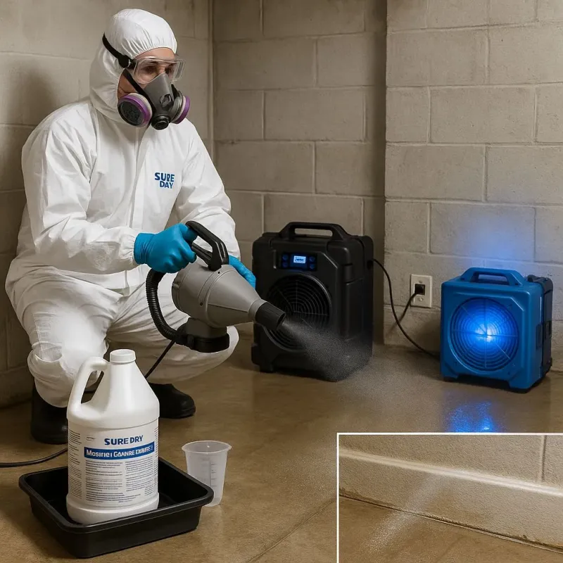 Sanitization and Odor Removal process in Douglas, IL